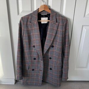 NWOT Wilfred Plaid Margeaux Blazer